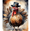 Pilgrim Turkey Rice Paper (DC377)- Decoupage Central