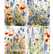 Bluebonnets & Poppies Rice Paper (DC412) - Decoupage Central