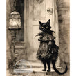 Porch Cat Rice Paper (DC431)- Decoupage Central