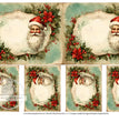 Label Santa Multi Rice Paper (DC435)- Decoupage Central
