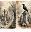 Spooky Cemetery Rice Paper (DC471) - Decoupage Central