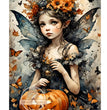 Pumpkin Fairy Rice Paper (DC481) - Decoupage Central