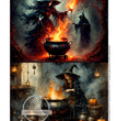 Bad Witches Rice Paper (DC493)- Decoupage Central