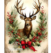 Christmas Stag Rice Paper (DC5028) - Decoupage Central