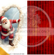 Santa's Busting Out Rice Paper (DC5045) - Decoupage Central