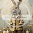 Rock Star Bunny Rice Decoupage Paper - Decoupage Central
