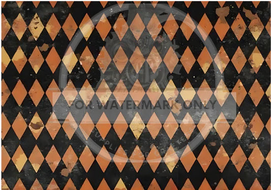 Fall Harlequin Rice Paper (DC750) - Decoupage Central