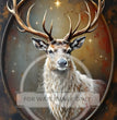 Patina Stag Portrait Decoupage Paper (DC5100) - Decoupage Central