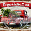 Farm Fresh Christmas Truck Rice Decoupage Paper (DC5101) - Decoupage Central
