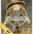 Scarecrow Cutie No. 2 Rice Paper (DC5103) - Decoupage Central