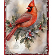 Silver Cardinal Rice Paper (DC511) - Decoupage Central