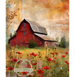 Hill Country Barn Rice Paper (DC512) - Decoupage Central