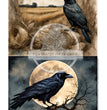 The Halloween Crow Duo Rice Paper (DC531) - Decoupage Central