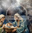 The Nativity Rice Paper (DC540) - Decoupage Central