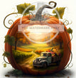 Pumpkin Truck Rice Paper (DC548) - Decoupage Central