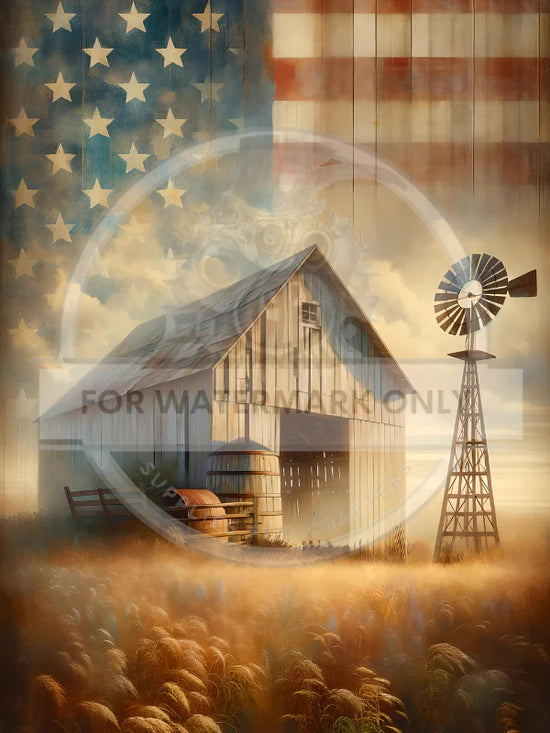 American Farm Rice Paper (DC580) - Decoupage Central