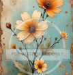 Patina Flowers Rice Paper (DC632) - Decoupage Central