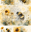 Bee Scene Rice Paper (DC651) - Decoupage Central