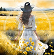 Prairie Cowgirl Rice Paper (DC703) - Decoupage Central