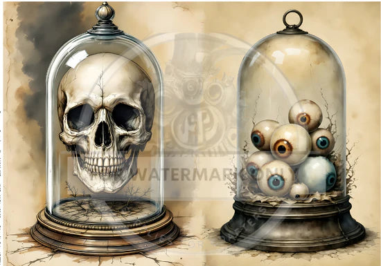 Specimen of Curiosities Rice Paper (DC734) - Decoupage Central
