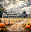 Pumpkin Patch Path Rice Paper (DC751) - Decoupage Central
