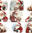 Cocoa with Santa Rice Paper (DC814) - Decoupage Central