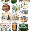 Holiday Labels & Cheer Rice Paper (DC830) - Decoupage Central
