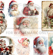 Classic Santa Collection Rice Paper (DC841) - Decoupage Central