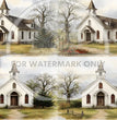 Country Chapel Seasons Rice Paper (DC860) - Decoupage Central