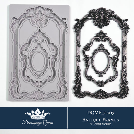 Antique Frames Silicone Mould, Ltd Edition - Decoupage Queen