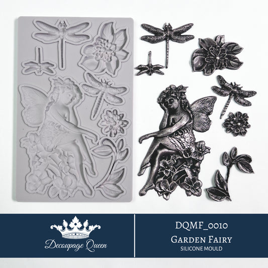 Garden Fairy Silicone Mould, Ltd Edition - Decoupage Queen