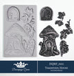 Toadstool House Silicone Mould, Ltd Edition - Decoupage Queen