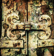 Cracked Hinges Rice Paper- Decoupage Queen (Retired)