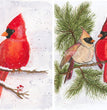 Old to Ooh La La, Red Birds Rice Paper - Decoupage Queen