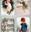 Snow Babies Rice Paper - Decoupage Queen