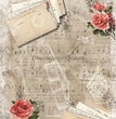 Autumn Violin Background Rice Paper - Decoupage Queen