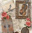 Autumn Violin Rice Paper - Decoupage Queen