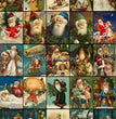 Advent Santas Rice Paper- Decoupage Queen