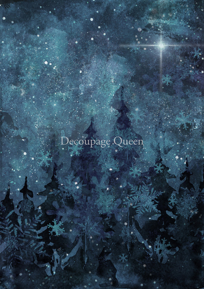 Night Sky Rice Paper - Decoupage Queen