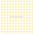 Yellow Gingham Rice Paper - Decoupage Queen