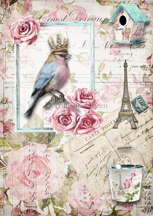Forever Yours Rice Paper - Decoupage Queen