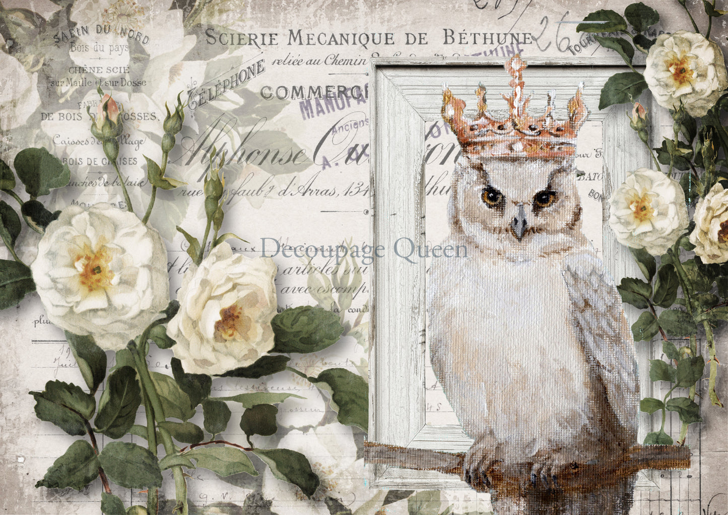 Wise Friend Rice Paper - Decoupage Queen