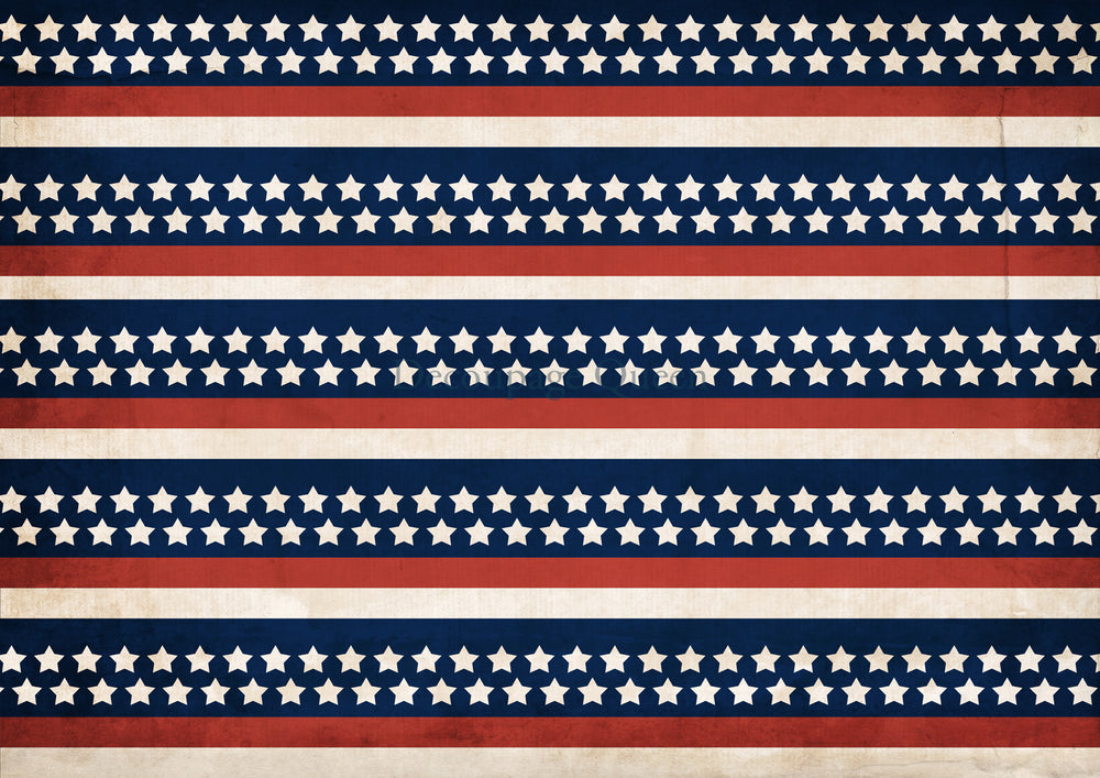 Stars & Stripes Rice Paper - Decoupage Queen