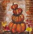 Grunge Pumpkins Rice Paper - Decoupage Queen