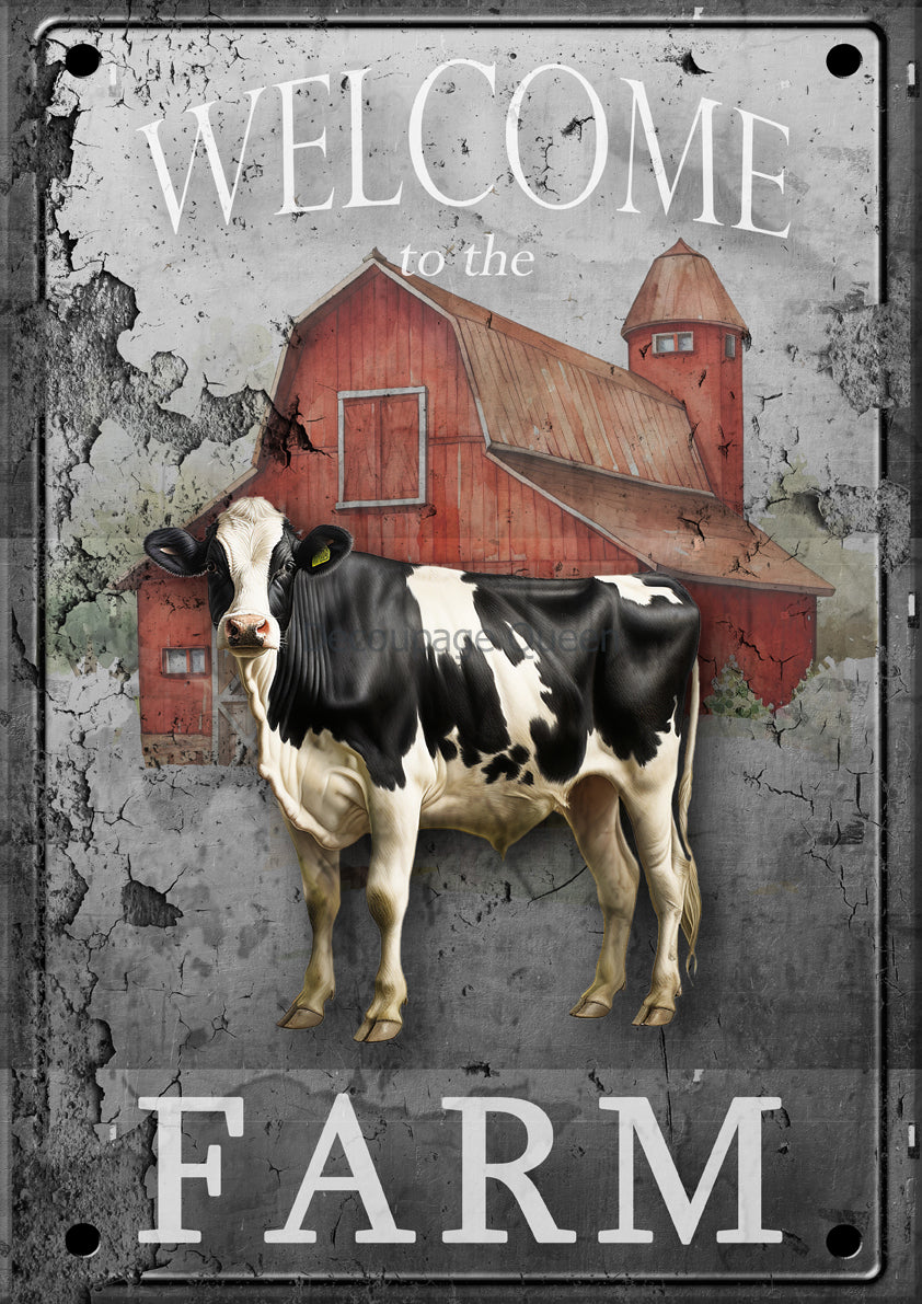 Welcome to the Farm Rice Paper - Decoupage Queen – Flippin Furniture Shop