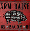 Farm Raised Bacon Rice Paper - Decoupage Queen
