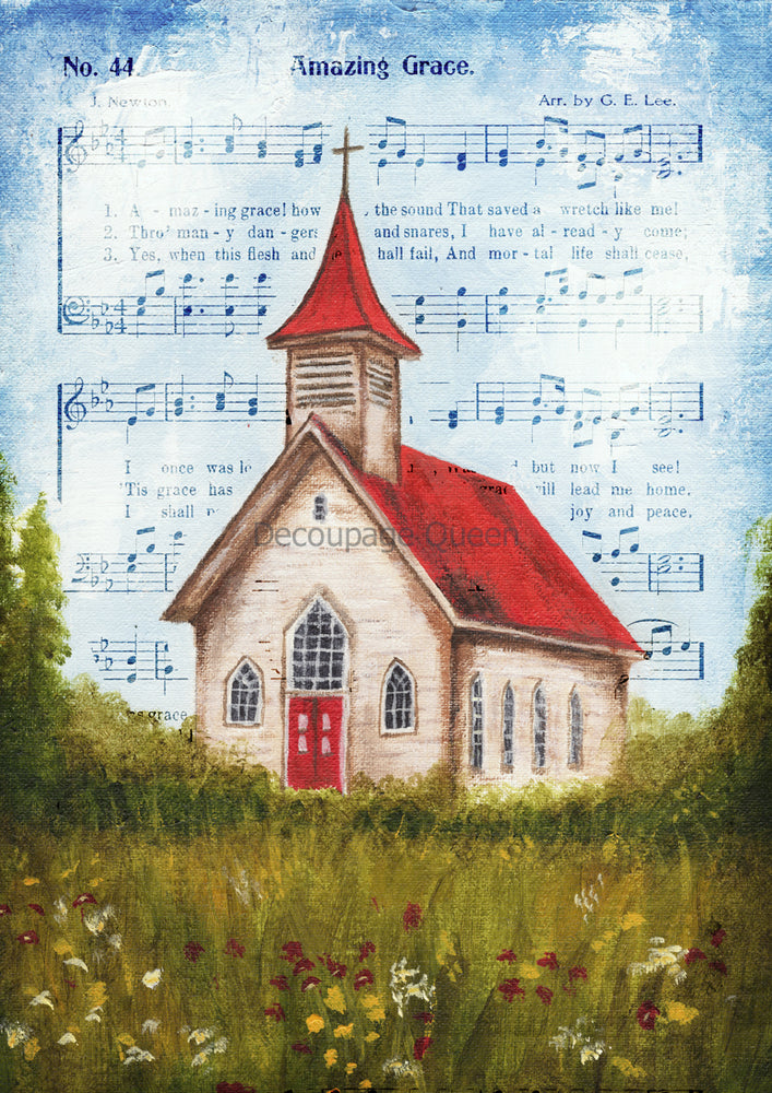 Teresa Rene Art - Amazing Grace Rice Paper