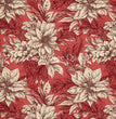 Vintage Poinsettia Rice Paper - Decoupage Queen