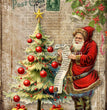 Santa's List Rice Paper - Decoupage Queen