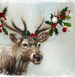 Teresa Rene Art - Snowy Elk Rice Paper